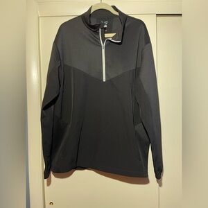 Men's Black Quarter-Zip Jacket Size XL